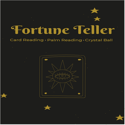 Custom Outdoor Yard Signs Multiple Sizes Fortune Teller