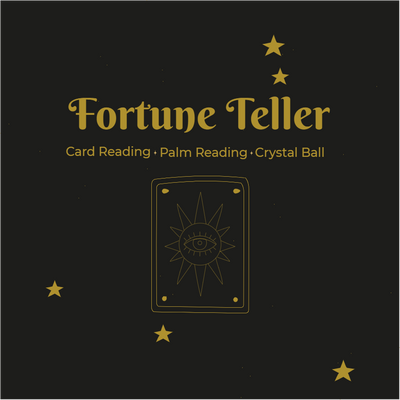 Custom Outdoor Yard Signs Multiple Sizes Fortune Teller