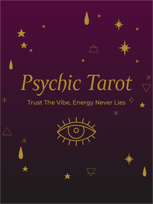Custom Outdoor Yard Signs Multiple Sizes Psychic Tarot Trust the Vibe, Energy Never Lies