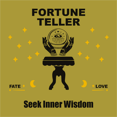Custom Outdoor Yard Signs Multiple Sizes Fortune Teller Seek Inner Wisdom