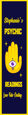 Custom Outdoor Yard Signs Multiple Sizes Stephanie's Psychic Readings