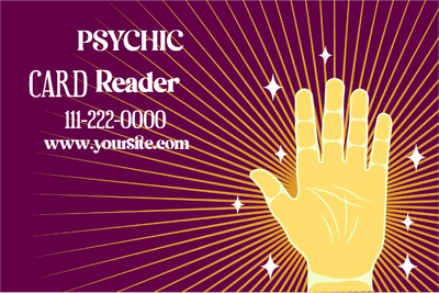 Custom Outdoor Yard Signs Multiple Sizes Psychic Card Reader