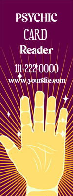 Custom Outdoor Yard Signs Multiple Sizes Psychic Card Reader