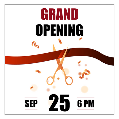 Custom Posters Multiple Sizes Ribbon Cutting