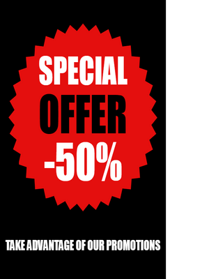 Custom Posters Multiple Sizes Special Offer -50%