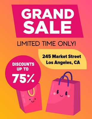 Custom Posters Multiple Sizes Grand Sale