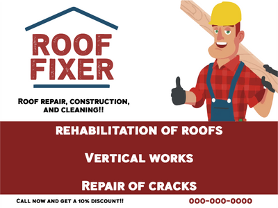 Custom Outdoor Yard Signs Multiple Sizes Roof Fixer