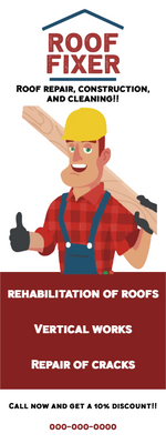 Custom Outdoor Yard Signs Multiple Sizes Roof Fixer