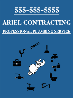 Custom Outdoor Yard Signs Multiple Sizes Plumbing Services