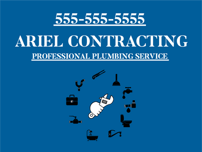 Custom Outdoor Yard Signs Multiple Sizes Plumbing Services