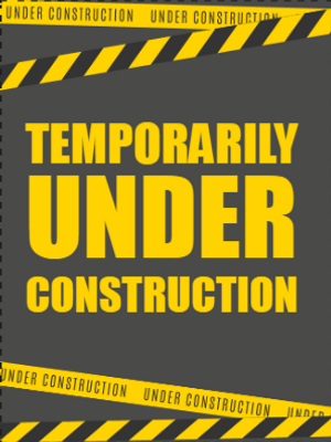 Custom Outdoor Yard Signs Multiple Sizes Under Construction