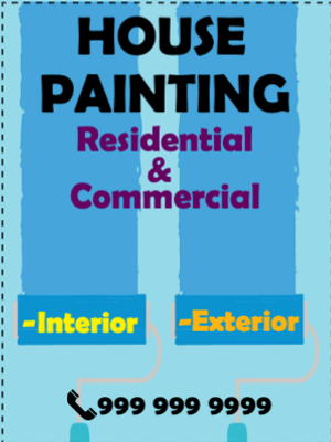 Custom Outdoor Yard Signs Multiple Sizes House Painting