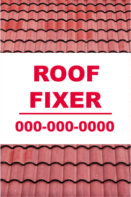 Custom Outdoor Yard Signs Multiple Sizes Roof Fixer