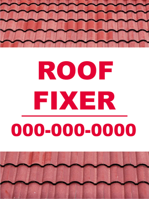 Custom Outdoor Yard Signs Multiple Sizes Roof Fixer