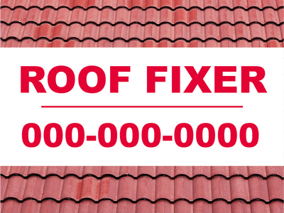 Custom Outdoor Yard Signs Multiple Sizes Roof Fixer