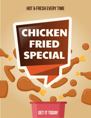 Custom Posters Multiple Sizes Chicken