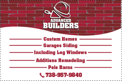 Custom Outdoor Yard Signs Multiple Sizes Advance  Builders
