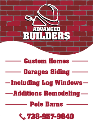 Custom Outdoor Yard Signs Multiple Sizes Advance  Builders