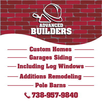 Custom Outdoor Yard Signs Multiple Sizes Advance  Builders