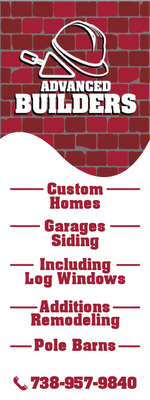Custom Outdoor Yard Signs Multiple Sizes Advance  Builders
