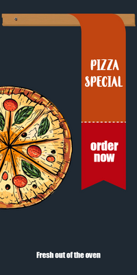 Custom Posters Multiple Sizes Pizza