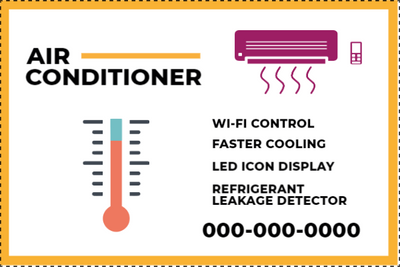 Custom Outdoor Yard Signs Multiple Sizes Leakage Detector