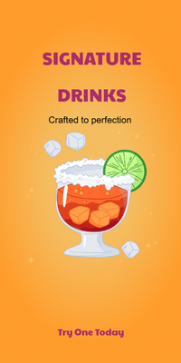 Custom Posters Multiple Sizes Drinks