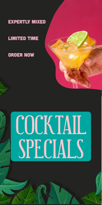 Custom Posters Multiple Sizes Cocktail