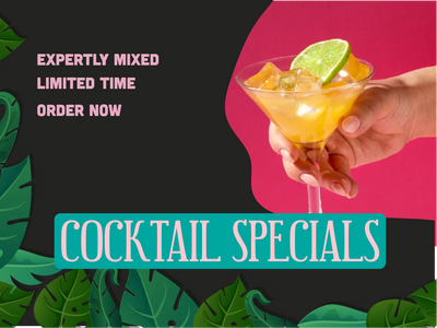 Custom Posters Multiple Sizes Cocktail
