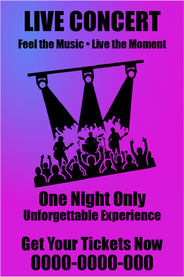 Custom Posters Multiple Sizes Live