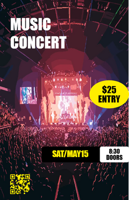 Custom Posters Multiple Sizes Music