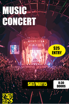 Custom Posters Multiple Sizes Music