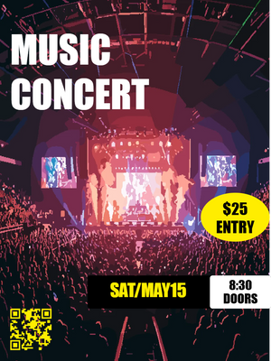 Custom Posters Multiple Sizes Music