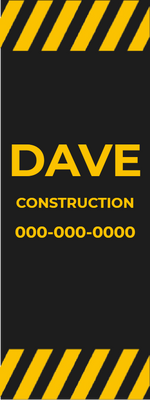 Custom Outdoor Yard Signs Multiple Sizes Construction