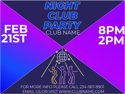 Custom Posters Multiple Sizes Club Name
