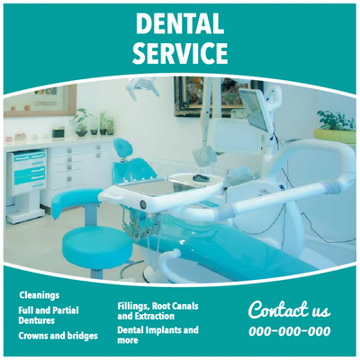 Custom Outdoor Yard Signs Multiple Sizes Dental Service
