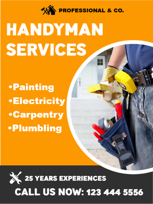 Custom Outdoor Yard Signs Multiple Sizes Handyman