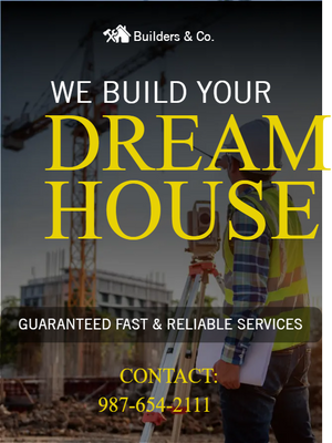 Custom Outdoor Yard Signs Multiple Sizes Builders & Co.