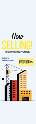 Custom Retractable Banners Multiple Sizes New Construction