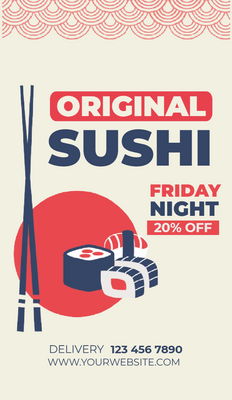 Custom Retractable Banners Multiple Sizes Original Shushi
