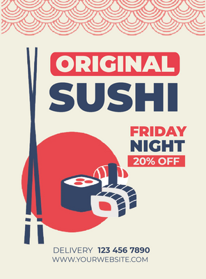 Custom Retractable Banners Multiple Sizes Original Shushi