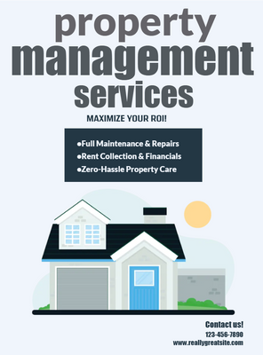 Custom Retractable Banners Multiple Sizes Property Management