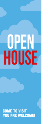 Custom Retractable Banners Multiple Sizes Open House