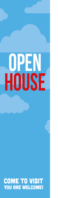 Custom Retractable Banners Multiple Sizes Open House