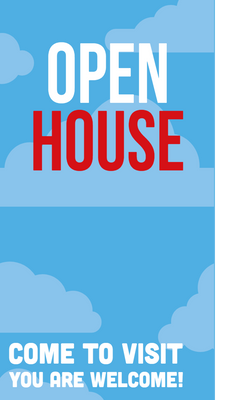 Custom Retractable Banners Multiple Sizes Open House