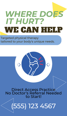 Custom Retractable Banners Multiple Sizes Physical Therapy