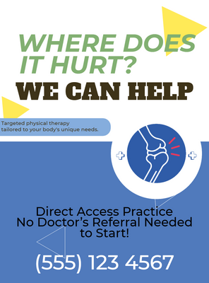 Custom Retractable Banners Multiple Sizes Physical Therapy