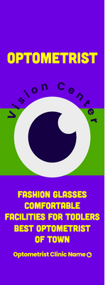 Custom Retractable Banners Multiple Sizes Vision Center