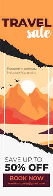 Custom Rack Cards Multiple Sizes Travel Sale