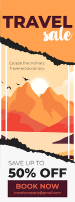 Custom Rack Cards Multiple Sizes Travel Sale